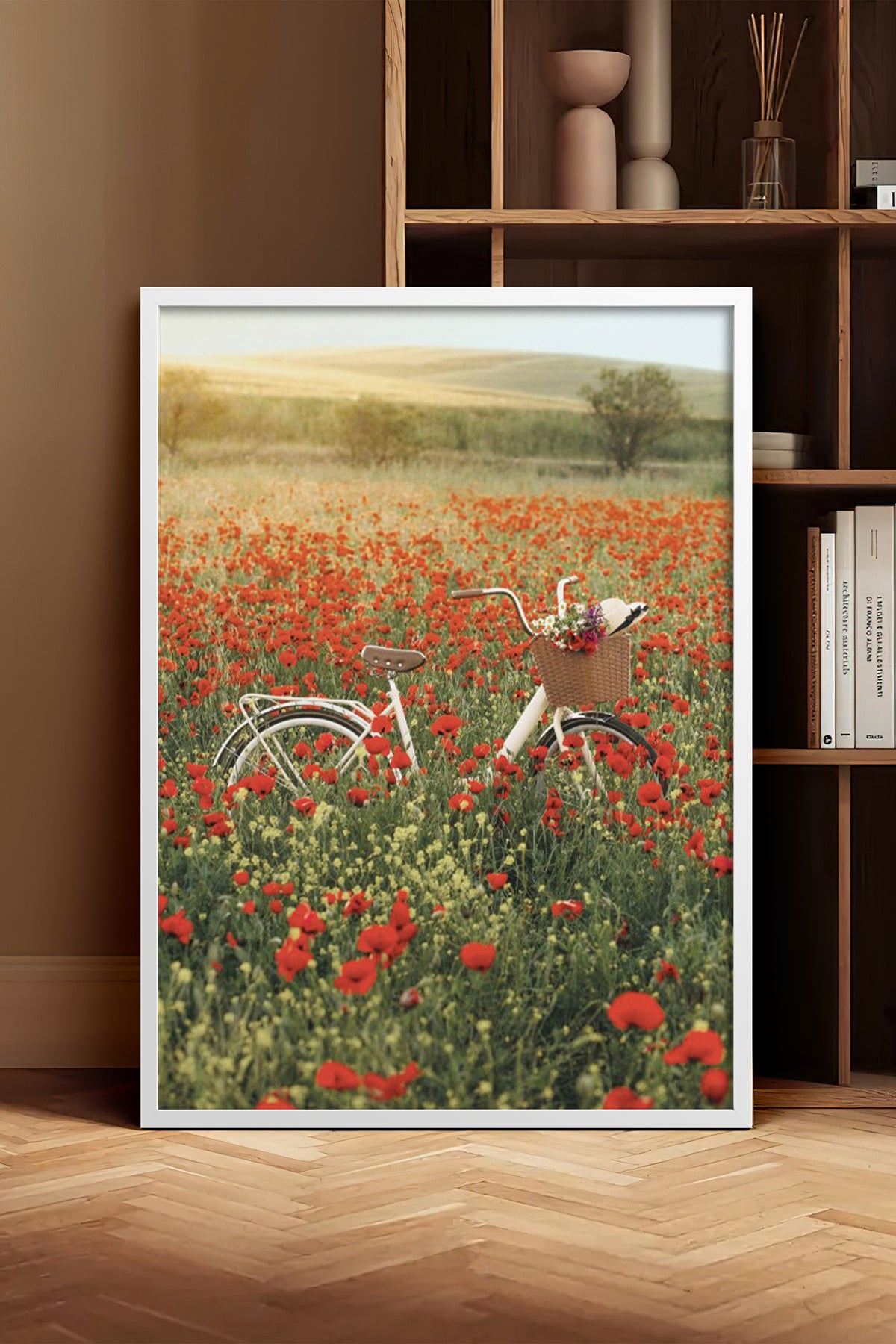 HOMEPACK Ahşap Çerçeveli Tablo Çerçeveli Poster Sanatsal Modern Duvar Dekoru BEK-8234