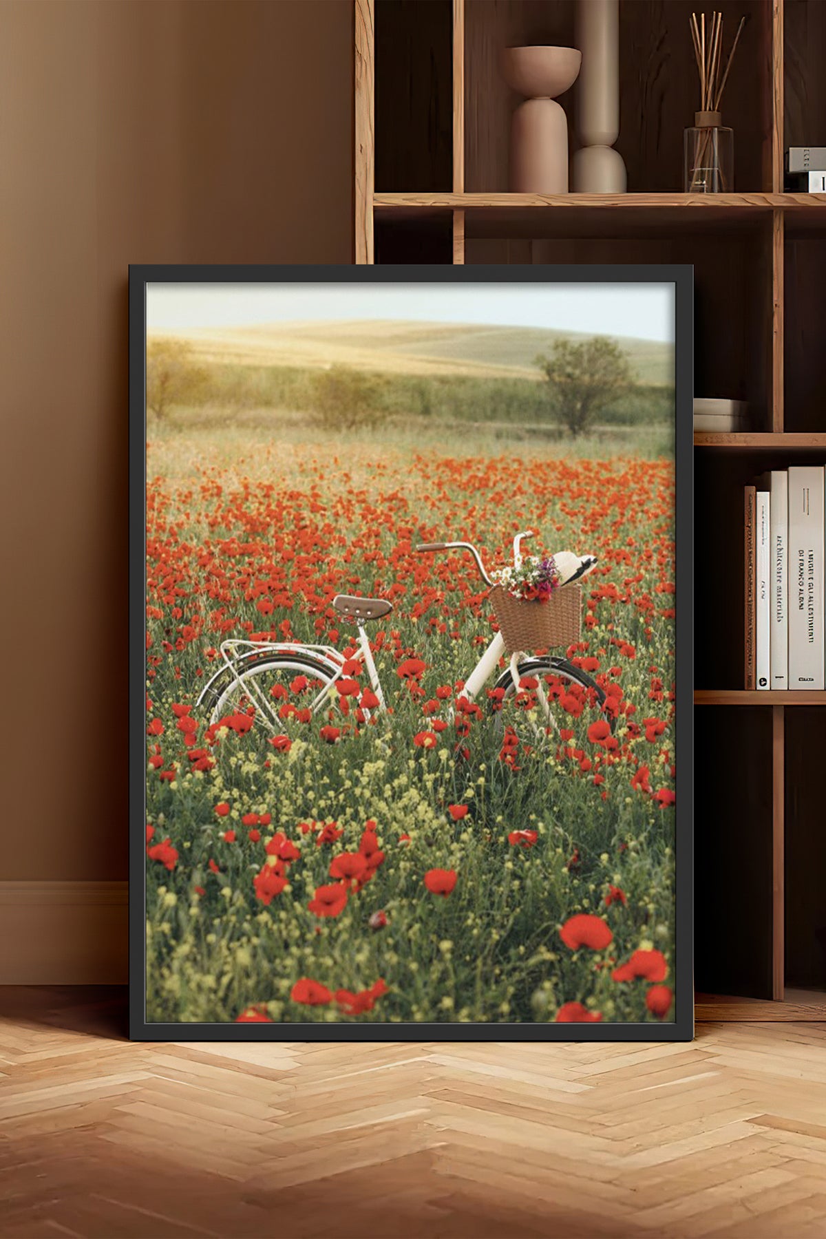 HOMEPACK Ahşap Çerçeveli Tablo Çerçeveli Poster Sanatsal Modern Duvar Dekoru BEK-8234