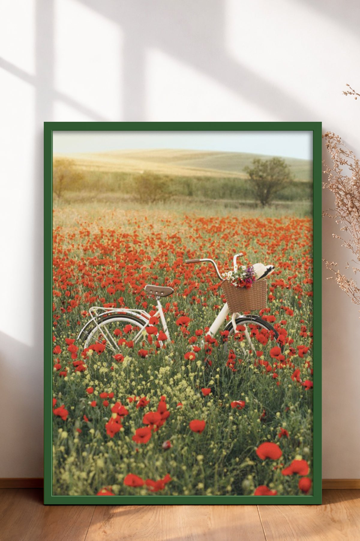 HOMEPACK Ahşap Çerçeveli Tablo Çerçeveli Poster Sanatsal Modern Duvar Dekoru BEK-8234