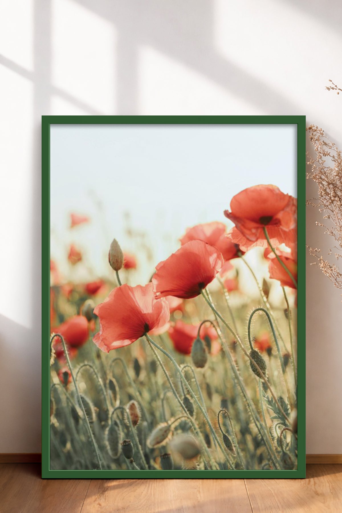 HOMEPACK Ahşap Çerçeveli Tablo Çerçeveli Poster Sanatsal Modern Duvar Dekoru BEK-8235