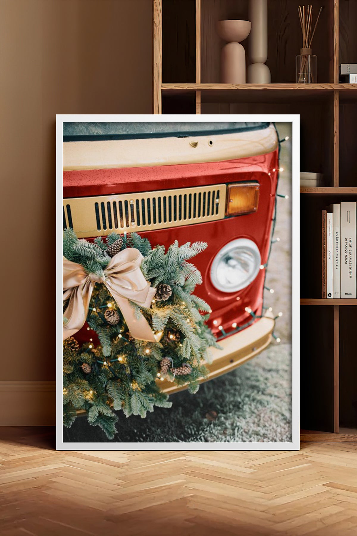 HOMEPACK Ahşap Çerçeveli Tablo Çerçeveli Poster Sanatsal Modern Duvar Dekoru BEK-8236