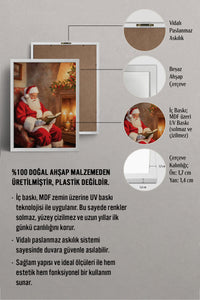 HOMEPACK Ahşap Çerçeveli Tablo Çerçeveli Poster Sanatsal Modern Duvar Dekoru BEK-8238