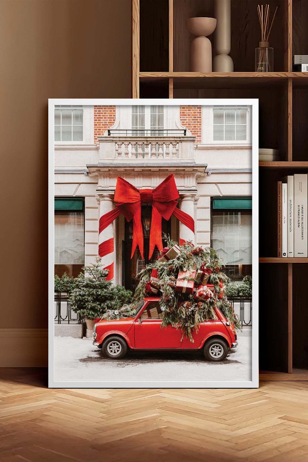 HOMEPACK Ahşap Çerçeveli Tablo Çerçeveli Poster Sanatsal Modern Duvar Dekoru BEK-8239