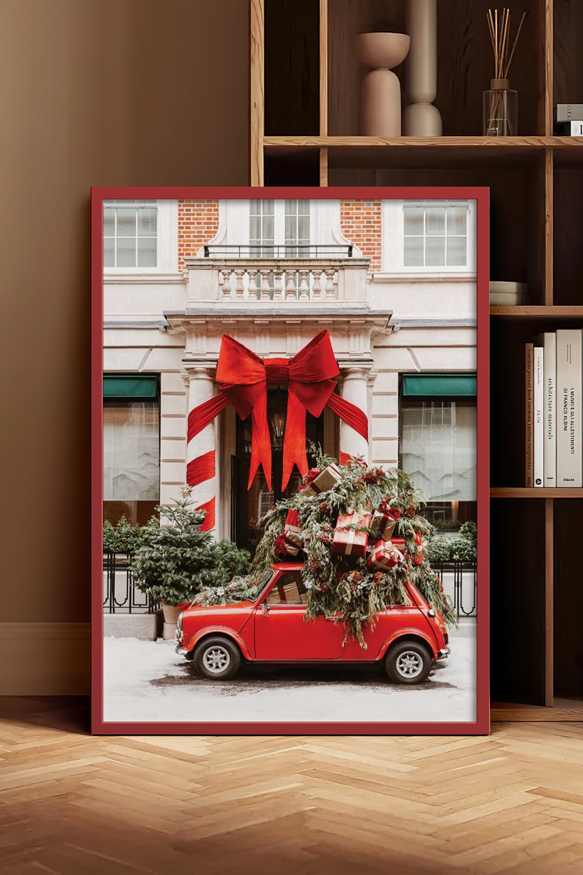 HOMEPACK Ahşap Çerçeveli Tablo Çerçeveli Poster Sanatsal Modern Duvar Dekoru BEK-8239