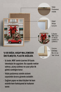 HOMEPACK Ahşap Çerçeveli Tablo Çerçeveli Poster Sanatsal Modern Duvar Dekoru BEK-8239