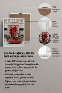 HOMEPACK Ahşap Çerçeveli Tablo Çerçeveli Poster Sanatsal Modern Duvar Dekoru BEK-8239