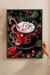 HOMEPACK Ahşap Çerçeveli Tablo Çerçeveli Poster Sanatsal Modern Duvar Dekoru BEK-8240