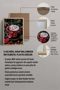 HOMEPACK Ahşap Çerçeveli Tablo Çerçeveli Poster Sanatsal Modern Duvar Dekoru BEK-8240