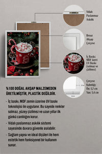 HOMEPACK Ahşap Çerçeveli Tablo Çerçeveli Poster Sanatsal Modern Duvar Dekoru BEK-8240