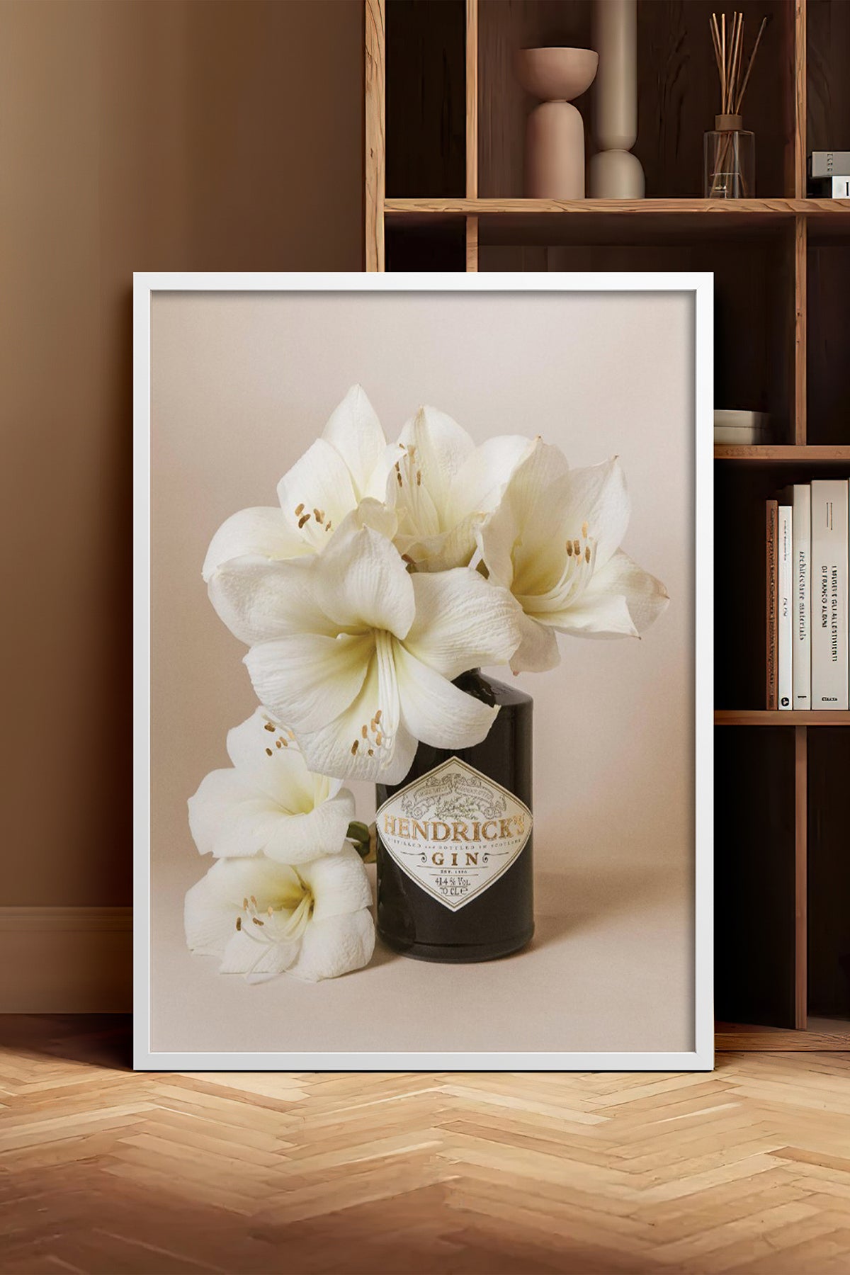 HOMEPACK Ahşap Çerçeveli Tablo Çerçeveli Poster Sanatsal Modern Duvar Dekoru BEK-8245