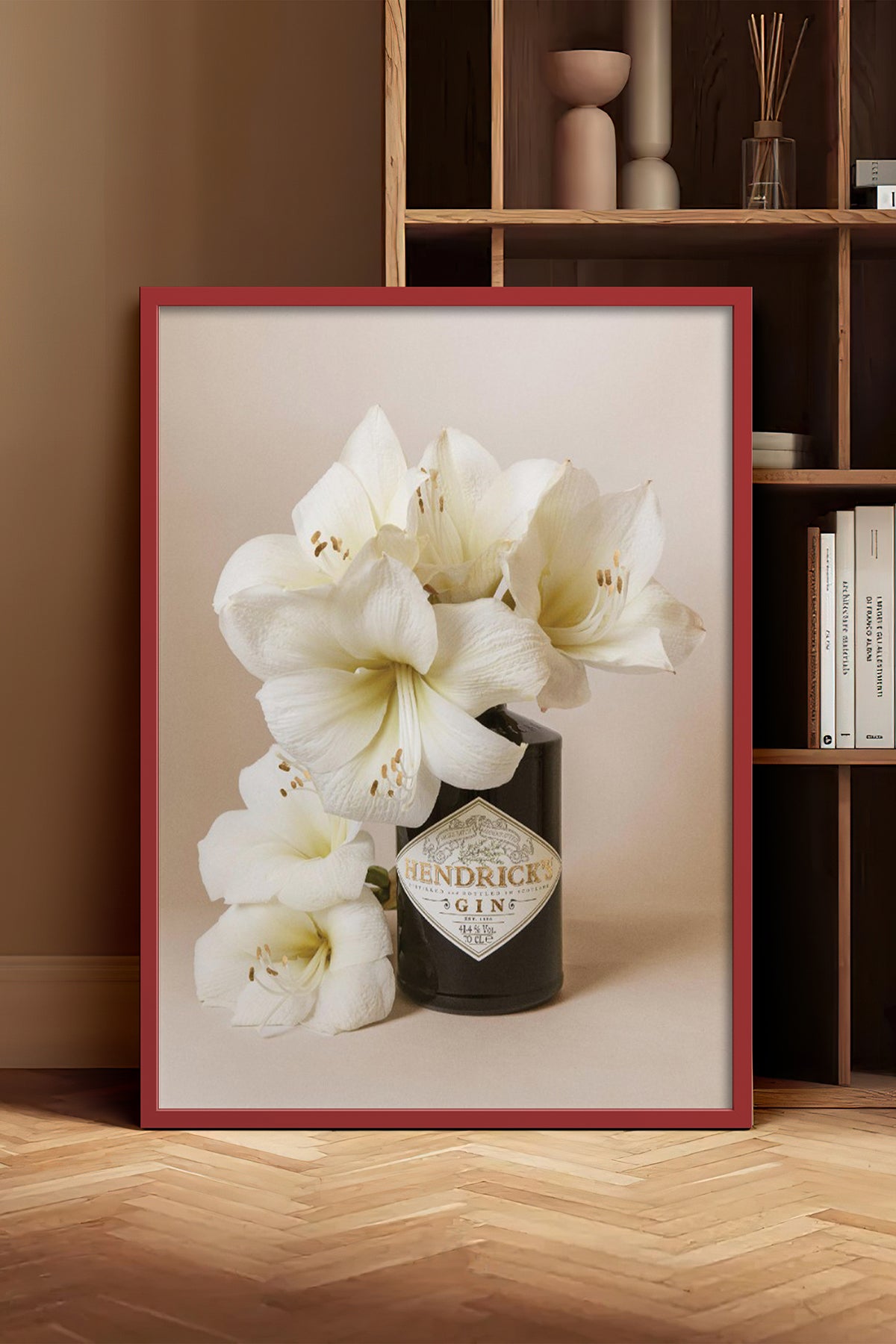HOMEPACK Ahşap Çerçeveli Tablo Çerçeveli Poster Sanatsal Modern Duvar Dekoru BEK-8245