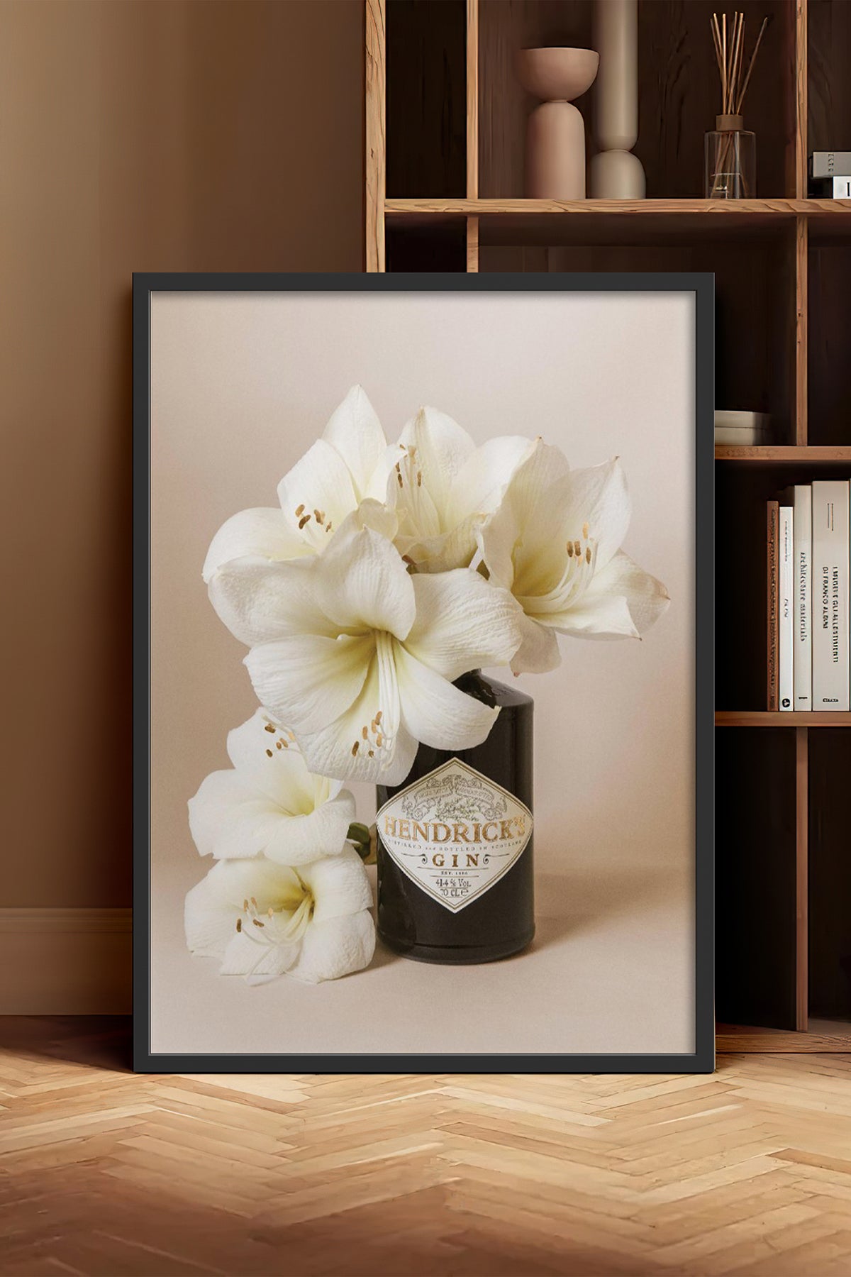 HOMEPACK Ahşap Çerçeveli Tablo Çerçeveli Poster Sanatsal Modern Duvar Dekoru BEK-8245