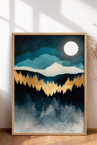HOMEPACK Ahşap Çerçeveli Tablo Çerçeveli Poster Sanatsal Modern Duvar Dekoru BEK-8247