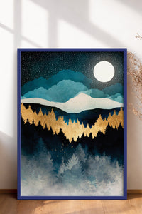 HOMEPACK Ahşap Çerçeveli Tablo Çerçeveli Poster Sanatsal Modern Duvar Dekoru BEK-8247