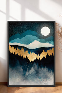 HOMEPACK Ahşap Çerçeveli Tablo Çerçeveli Poster Sanatsal Modern Duvar Dekoru BEK-8247