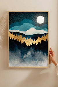 HOMEPACK Ahşap Çerçeveli Tablo Çerçeveli Poster Sanatsal Modern Duvar Dekoru BEK-8247