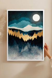 HOMEPACK Ahşap Çerçeveli Tablo Çerçeveli Poster Sanatsal Modern Duvar Dekoru BEK-8247