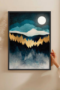 HOMEPACK Ahşap Çerçeveli Tablo Çerçeveli Poster Sanatsal Modern Duvar Dekoru BEK-8247