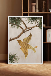 HOMEPACK Ahşap Çerçeveli Tablo Çerçeveli Poster Sanatsal Modern Duvar Dekoru BEK-8249