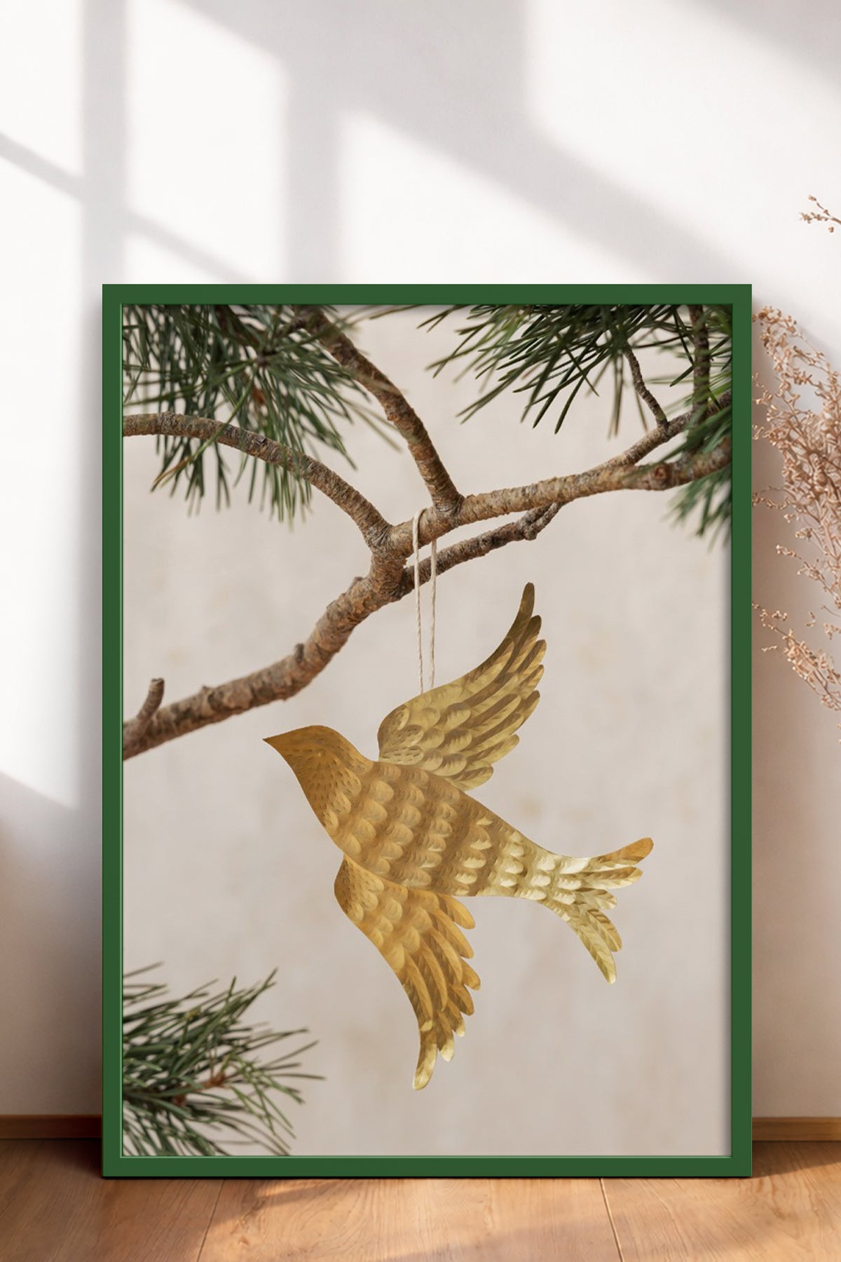 HOMEPACK Ahşap Çerçeveli Tablo Çerçeveli Poster Sanatsal Modern Duvar Dekoru BEK-8249