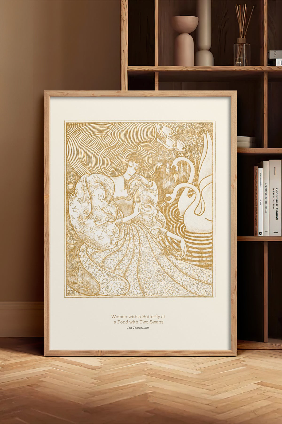 HOMEPACK Ahşap Çerçeveli Tablo Çerçeveli Poster Sanatsal Modern Duvar Dekoru BEK-8250