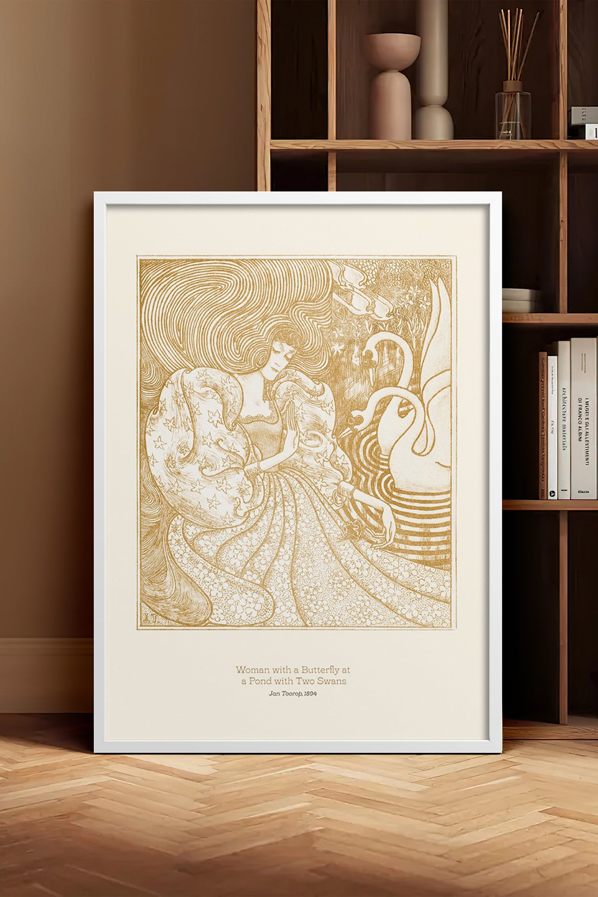 HOMEPACK Ahşap Çerçeveli Tablo Çerçeveli Poster Sanatsal Modern Duvar Dekoru BEK-8250