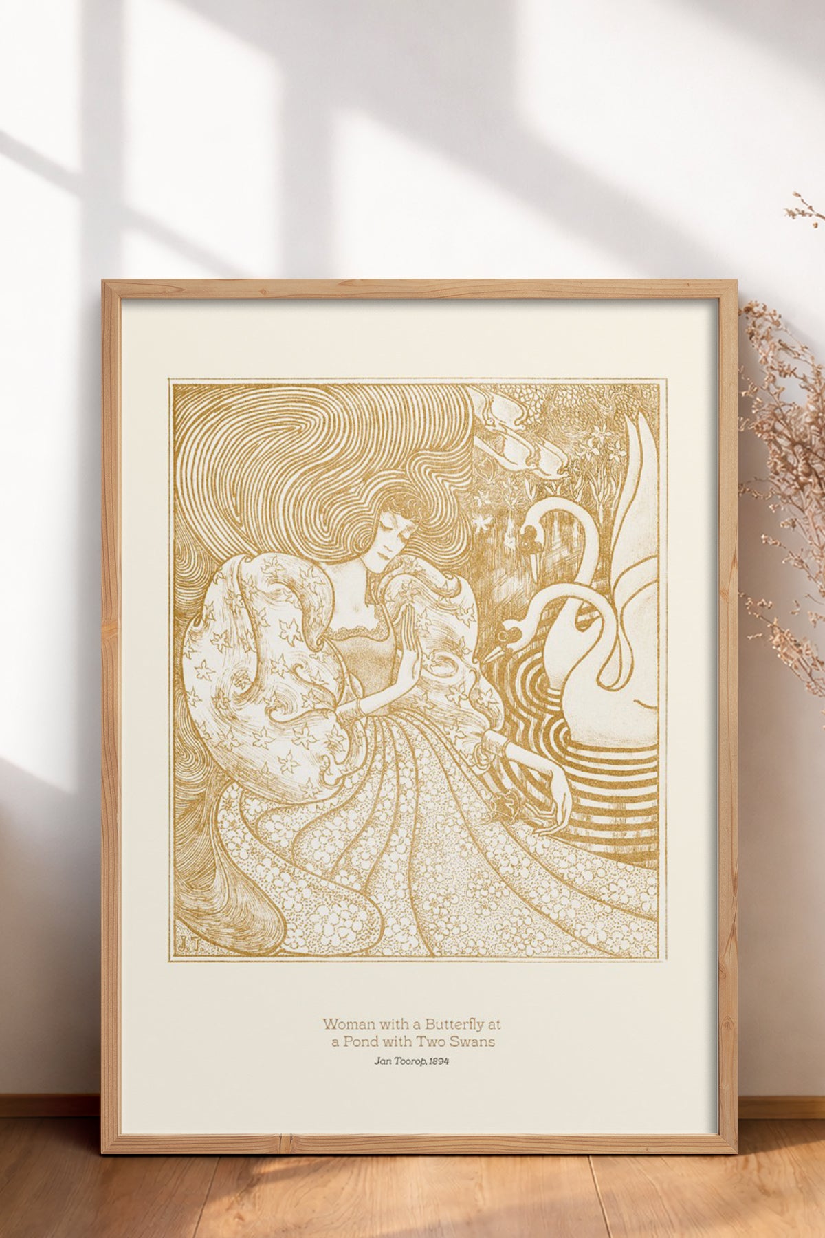 HOMEPACK Ahşap Çerçeveli Tablo Çerçeveli Poster Sanatsal Modern Duvar Dekoru BEK-8250
