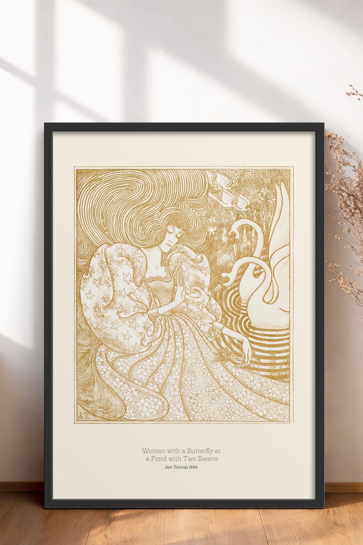 HOMEPACK Ahşap Çerçeveli Tablo Çerçeveli Poster Sanatsal Modern Duvar Dekoru BEK-8250