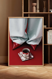 HOMEPACK Ahşap Çerçeveli Tablo Çerçeveli Poster Sanatsal Modern Duvar Dekoru BEK-8251