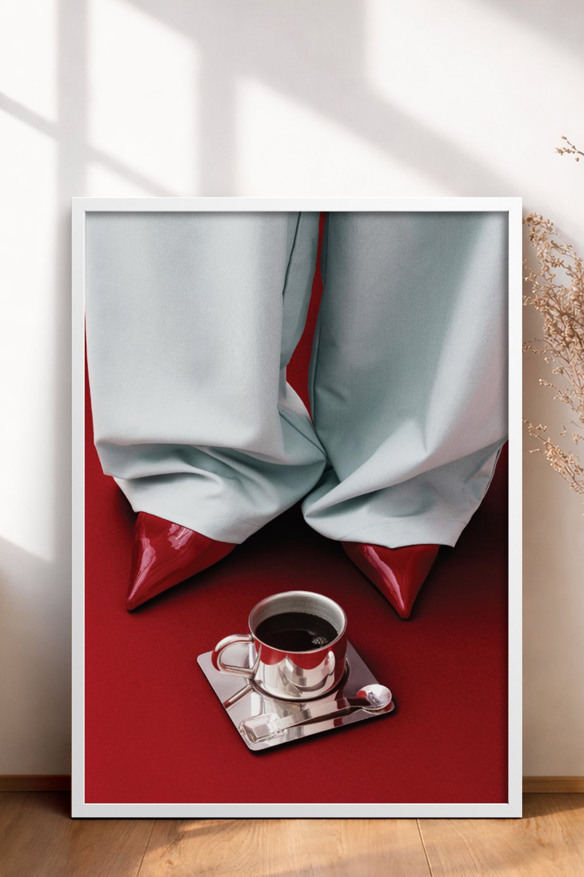 HOMEPACK Ahşap Çerçeveli Tablo Çerçeveli Poster Sanatsal Modern Duvar Dekoru BEK-8251
