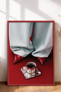 HOMEPACK Ahşap Çerçeveli Tablo Çerçeveli Poster Sanatsal Modern Duvar Dekoru BEK-8251