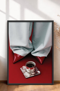 HOMEPACK Ahşap Çerçeveli Tablo Çerçeveli Poster Sanatsal Modern Duvar Dekoru BEK-8251