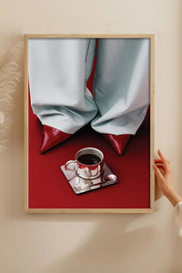 HOMEPACK Ahşap Çerçeveli Tablo Çerçeveli Poster Sanatsal Modern Duvar Dekoru BEK-8251