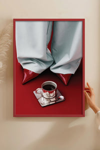 HOMEPACK Ahşap Çerçeveli Tablo Çerçeveli Poster Sanatsal Modern Duvar Dekoru BEK-8251
