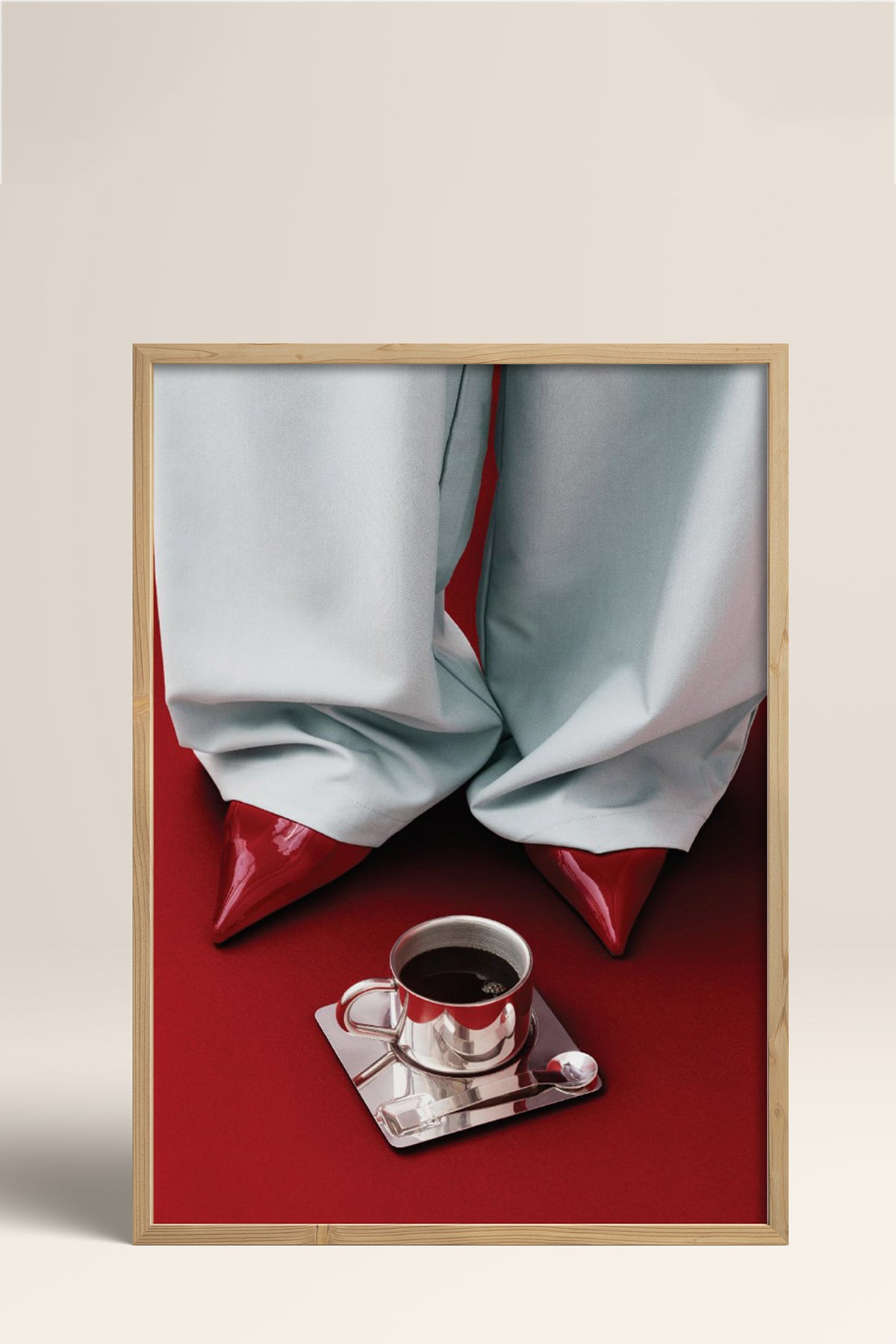 HOMEPACK Ahşap Çerçeveli Tablo Çerçeveli Poster Sanatsal Modern Duvar Dekoru BEK-8251