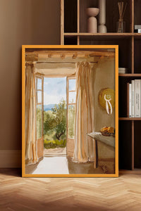 HOMEPACK Ahşap Çerçeveli Tablo Çerçeveli Poster Sanatsal Modern Duvar Dekoru BEK-8252