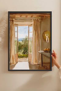 HOMEPACK Ahşap Çerçeveli Tablo Çerçeveli Poster Sanatsal Modern Duvar Dekoru BEK-8252