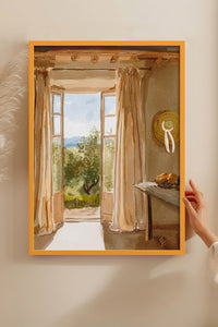HOMEPACK Ahşap Çerçeveli Tablo Çerçeveli Poster Sanatsal Modern Duvar Dekoru BEK-8252