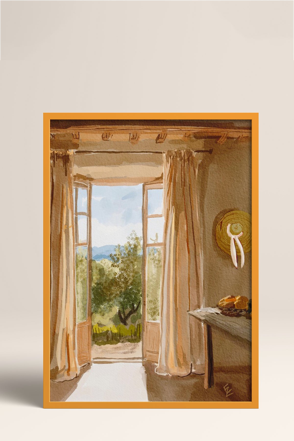 HOMEPACK Ahşap Çerçeveli Tablo Çerçeveli Poster Sanatsal Modern Duvar Dekoru BEK-8252