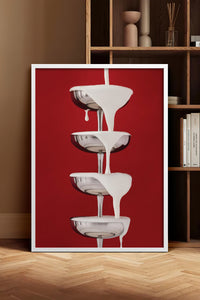 HOMEPACK Ahşap Çerçeveli Tablo Çerçeveli Poster Sanatsal Modern Duvar Dekoru BEK-8253