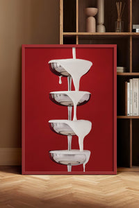 HOMEPACK Ahşap Çerçeveli Tablo Çerçeveli Poster Sanatsal Modern Duvar Dekoru BEK-8253