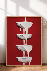 HOMEPACK Ahşap Çerçeveli Tablo Çerçeveli Poster Sanatsal Modern Duvar Dekoru BEK-8253