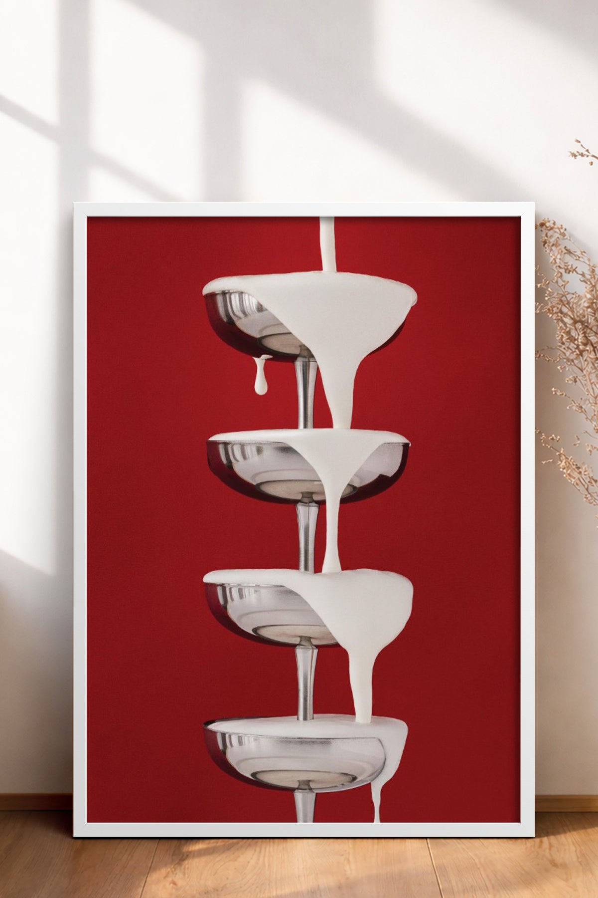 HOMEPACK Ahşap Çerçeveli Tablo Çerçeveli Poster Sanatsal Modern Duvar Dekoru BEK-8253