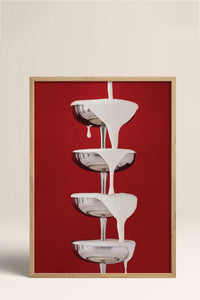 HOMEPACK Ahşap Çerçeveli Tablo Çerçeveli Poster Sanatsal Modern Duvar Dekoru BEK-8253