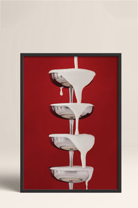 HOMEPACK Ahşap Çerçeveli Tablo Çerçeveli Poster Sanatsal Modern Duvar Dekoru BEK-8253