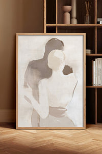 HOMEPACK Ahşap Çerçeveli Tablo Çerçeveli Poster Sanatsal Modern Duvar Dekoru BEK-8254