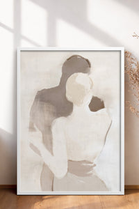 HOMEPACK Ahşap Çerçeveli Tablo Çerçeveli Poster Sanatsal Modern Duvar Dekoru BEK-8254