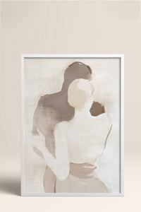 HOMEPACK Ahşap Çerçeveli Tablo Çerçeveli Poster Sanatsal Modern Duvar Dekoru BEK-8254