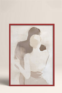 HOMEPACK Ahşap Çerçeveli Tablo Çerçeveli Poster Sanatsal Modern Duvar Dekoru BEK-8254
