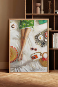HOMEPACK Ahşap Çerçeveli Tablo Çerçeveli Poster Sanatsal Modern Duvar Dekoru BEK-8255